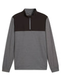 Puma Ripguard Hybrid 1/4 Zip - Slate Sky Heather/Puma Black