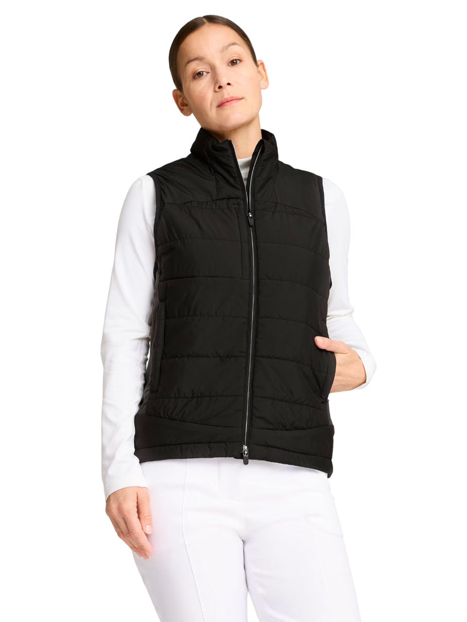 Puma Women's Kyley Quilted Vest - PUMA Black