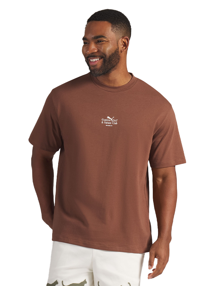 Puma x Gumtree Golf And Nature Club Wildflower T-Shirt - Fudge