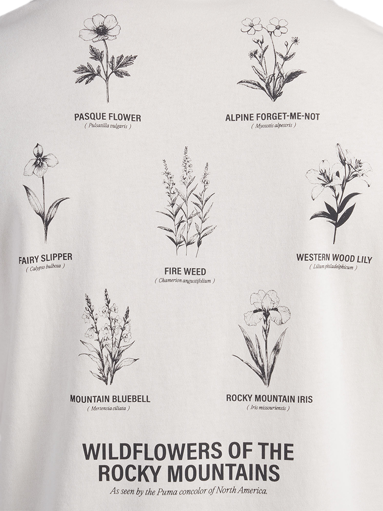 Puma x Gumtree Golf And Nature Club Wildflower T-Shirt - Warm White