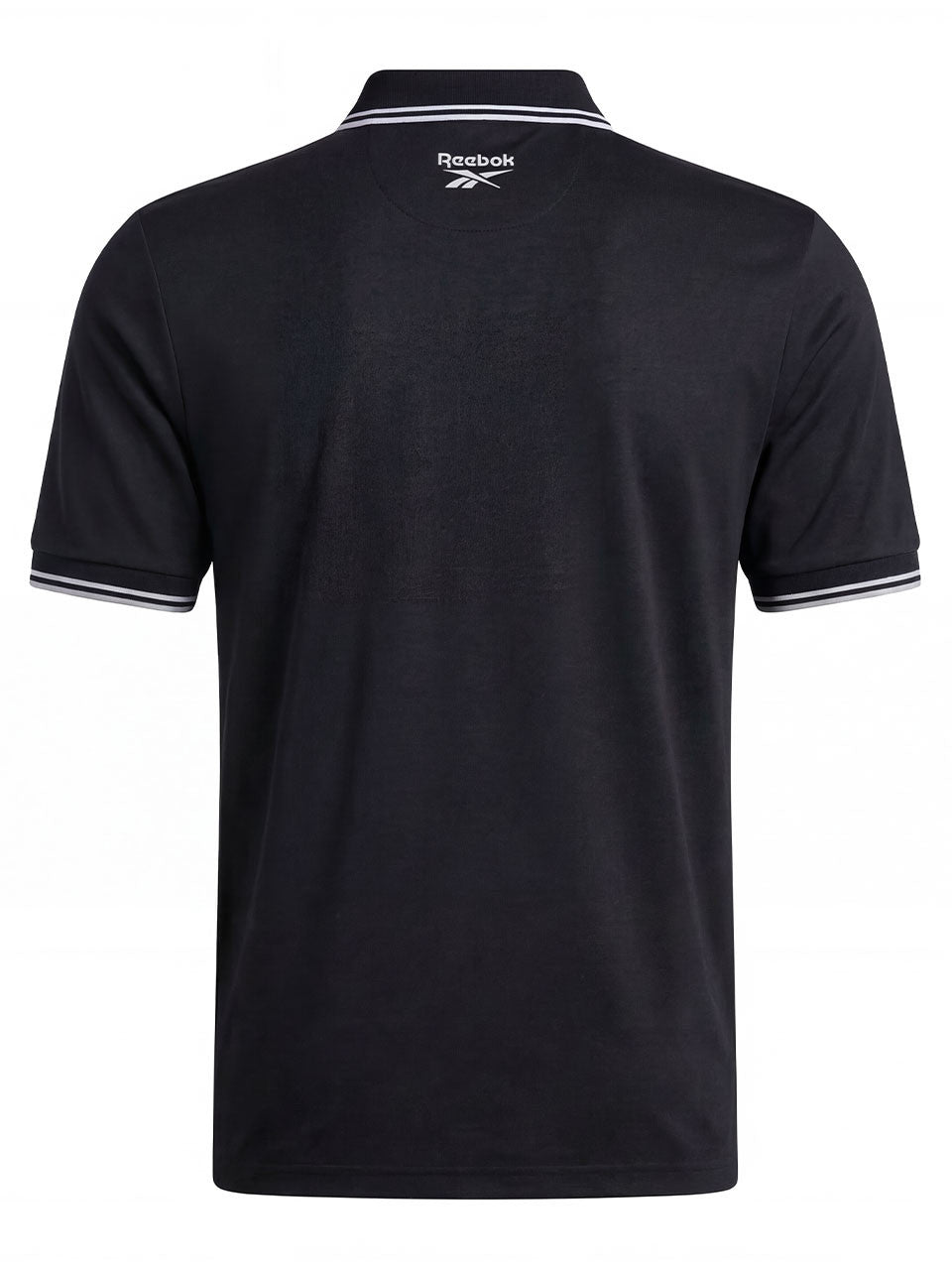 Reebok Solid Performance Polo Shirt - Black/White/Grey 3