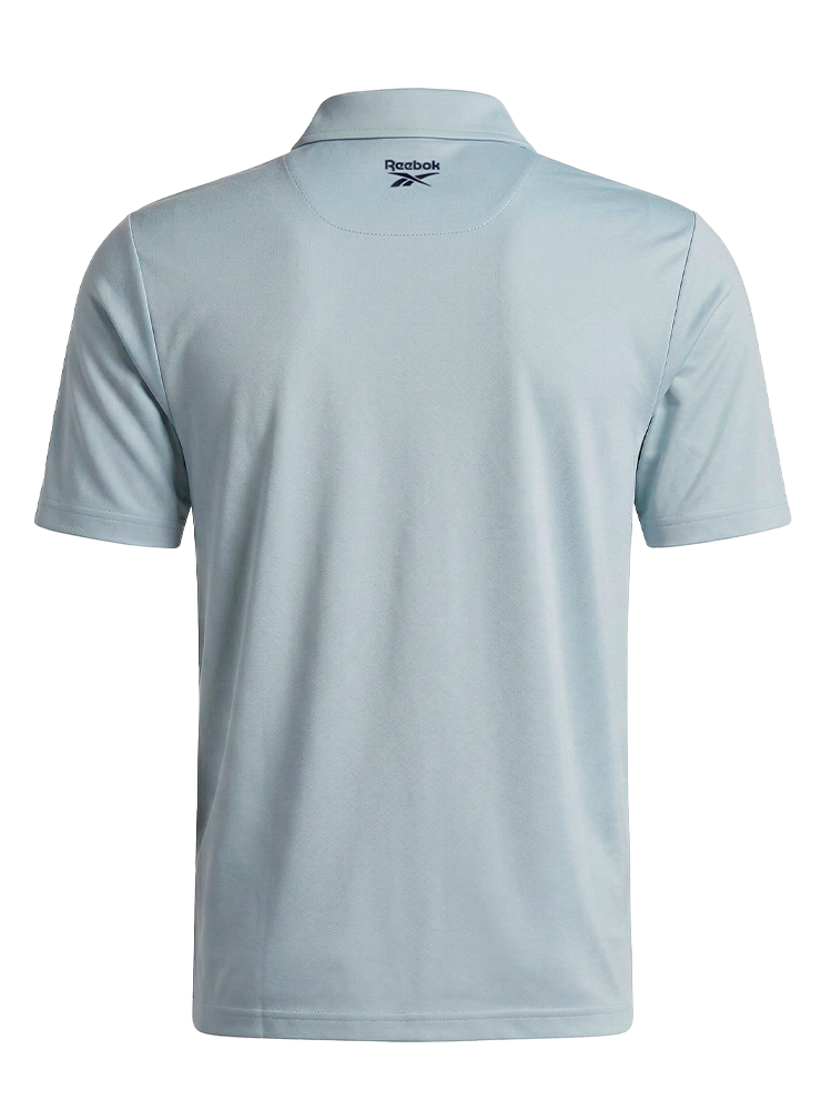 Reebok Solid Pique Polo Shirt - Ice Blue