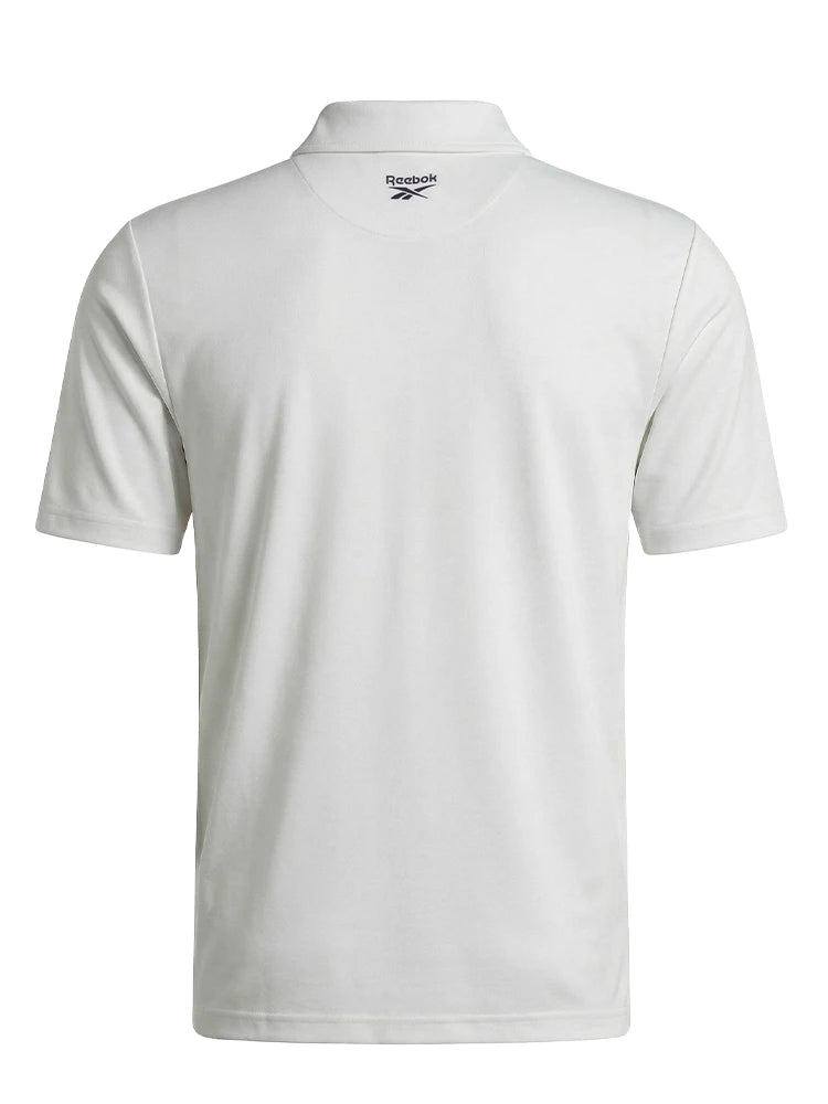 Reebok Solid Pique Polo Shirt - White