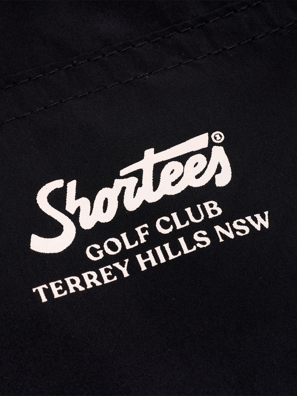 Shortees Golf Hooded Spray Jacket - Black