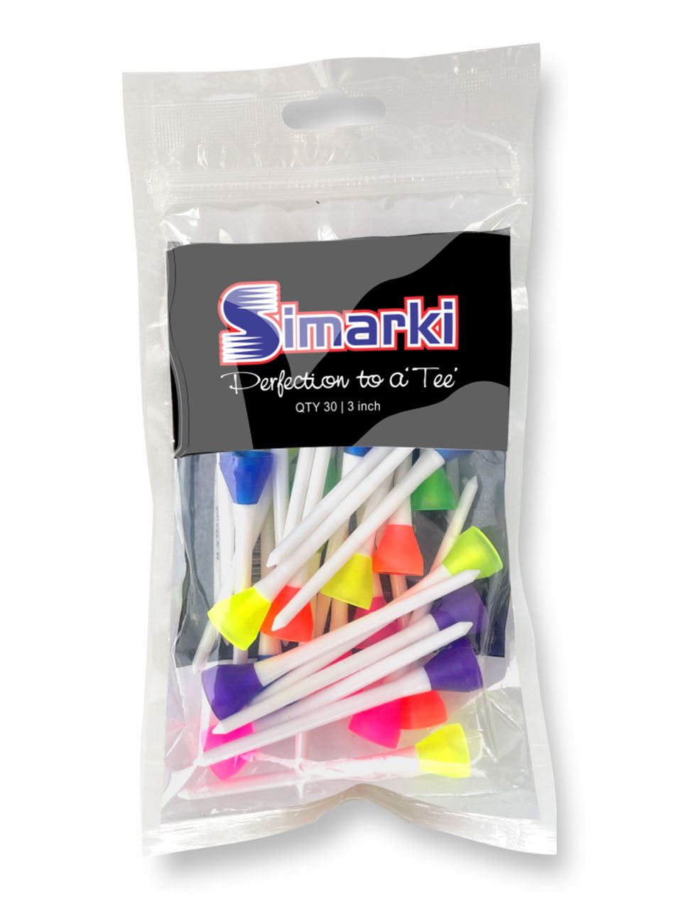 Simarki Golf Tees 30 Pack Mixed - 77mm