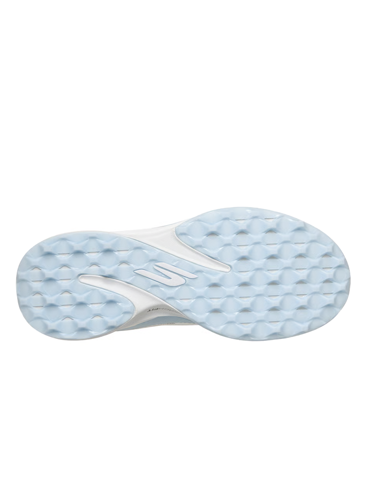 Skechers Womens GO GOLF Pure Slip 'Ins Golf Shoes - White/Blue/Yellow