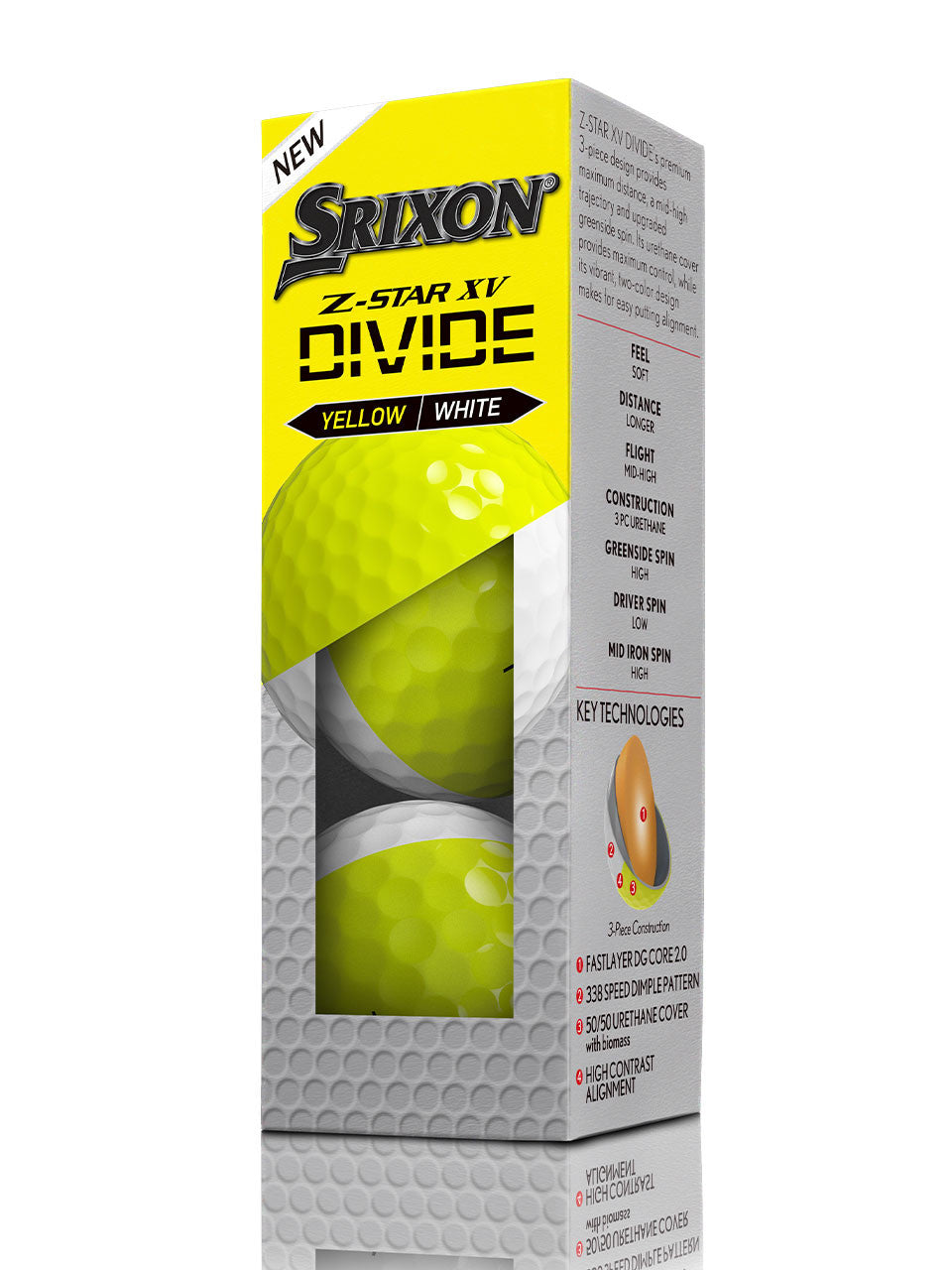 Srixon Z-Star XV Divide 2025 Golf Balls