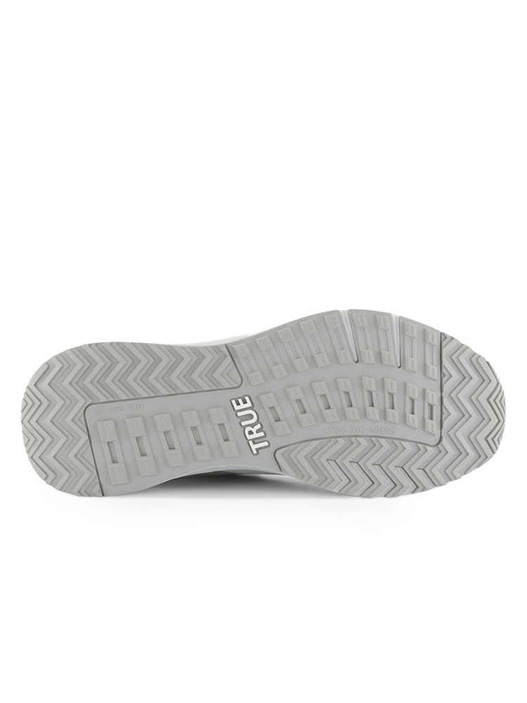 TRUE Linkswear All Day Knit Four Golf Shoes - Grey Day