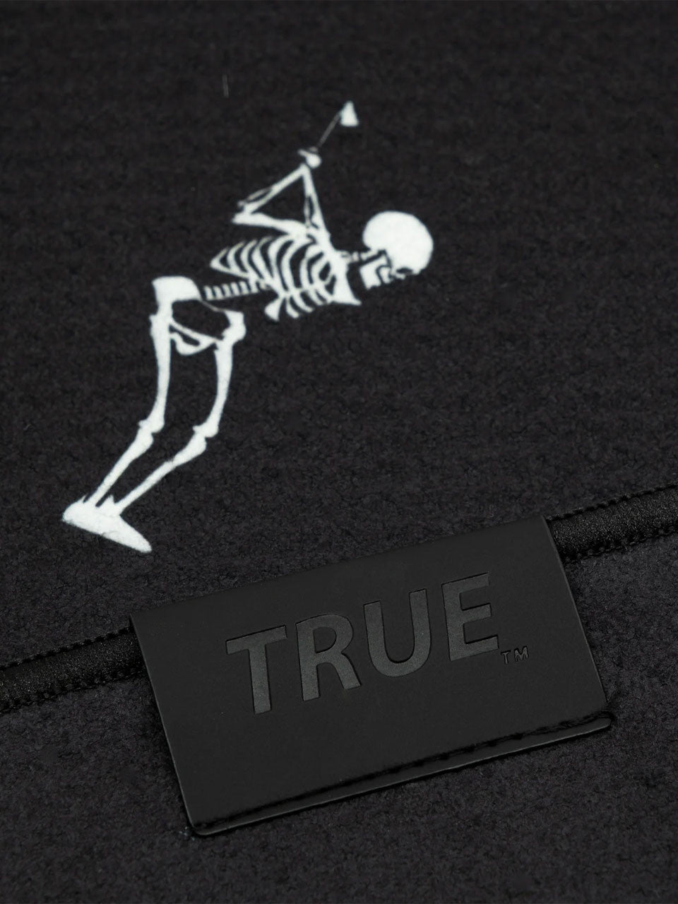 TRUE Linkswear Dead Golfer Waffle Towel - Black