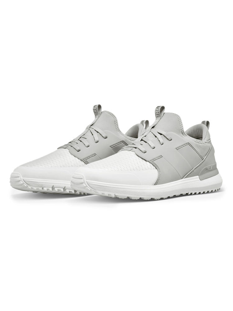 TRUE Linkswear Lux G Golf Shoes - White/Grey
