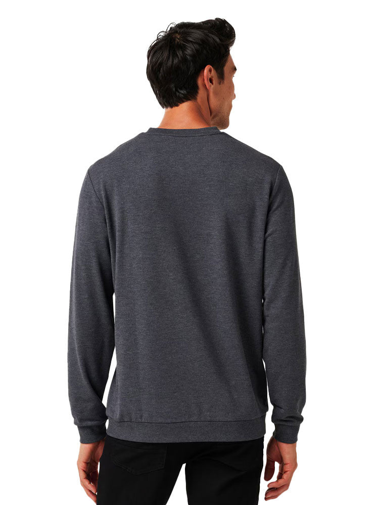 TravisMathew Amenities V-Neck - Heather Dark Grey