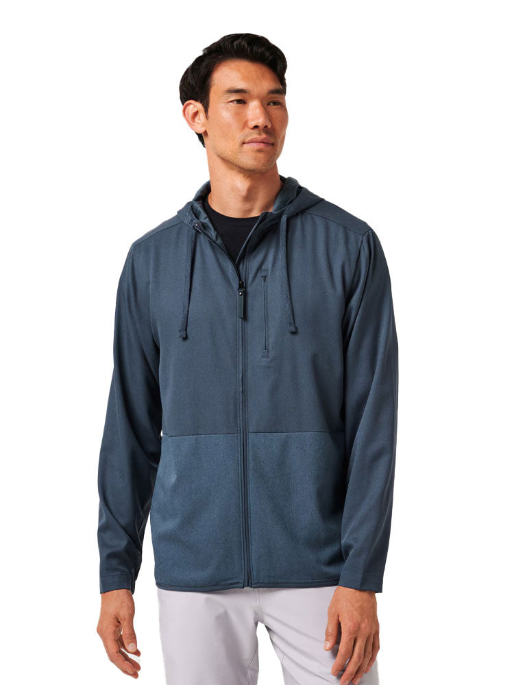 TravisMathew Deepspace Hooded Jacket - Mood Indigo/Vintage Indigo