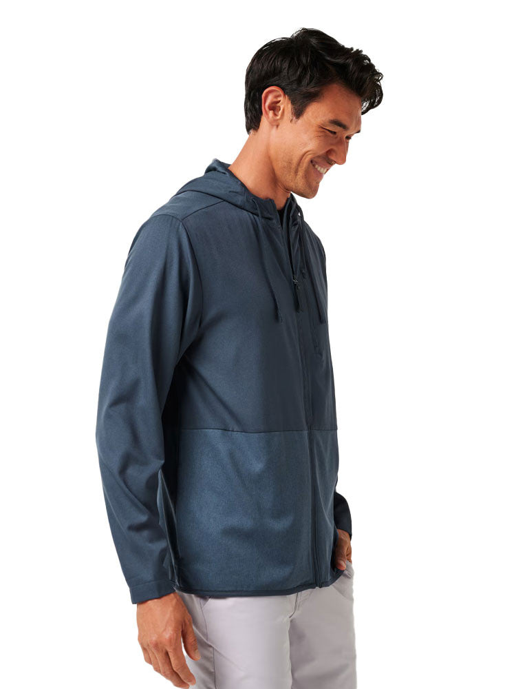 TravisMathew Deepspace Hooded Jacket - Mood Indigo/Vintage Indigo
