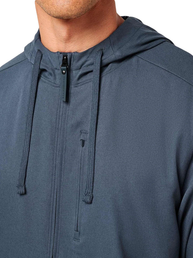 TravisMathew Deepspace Hooded Jacket - Mood Indigo/Vintage Indigo