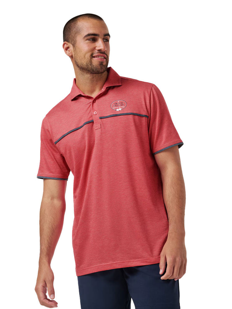 TravisMathew Featherweight OFTY Polo - Heather Azalea