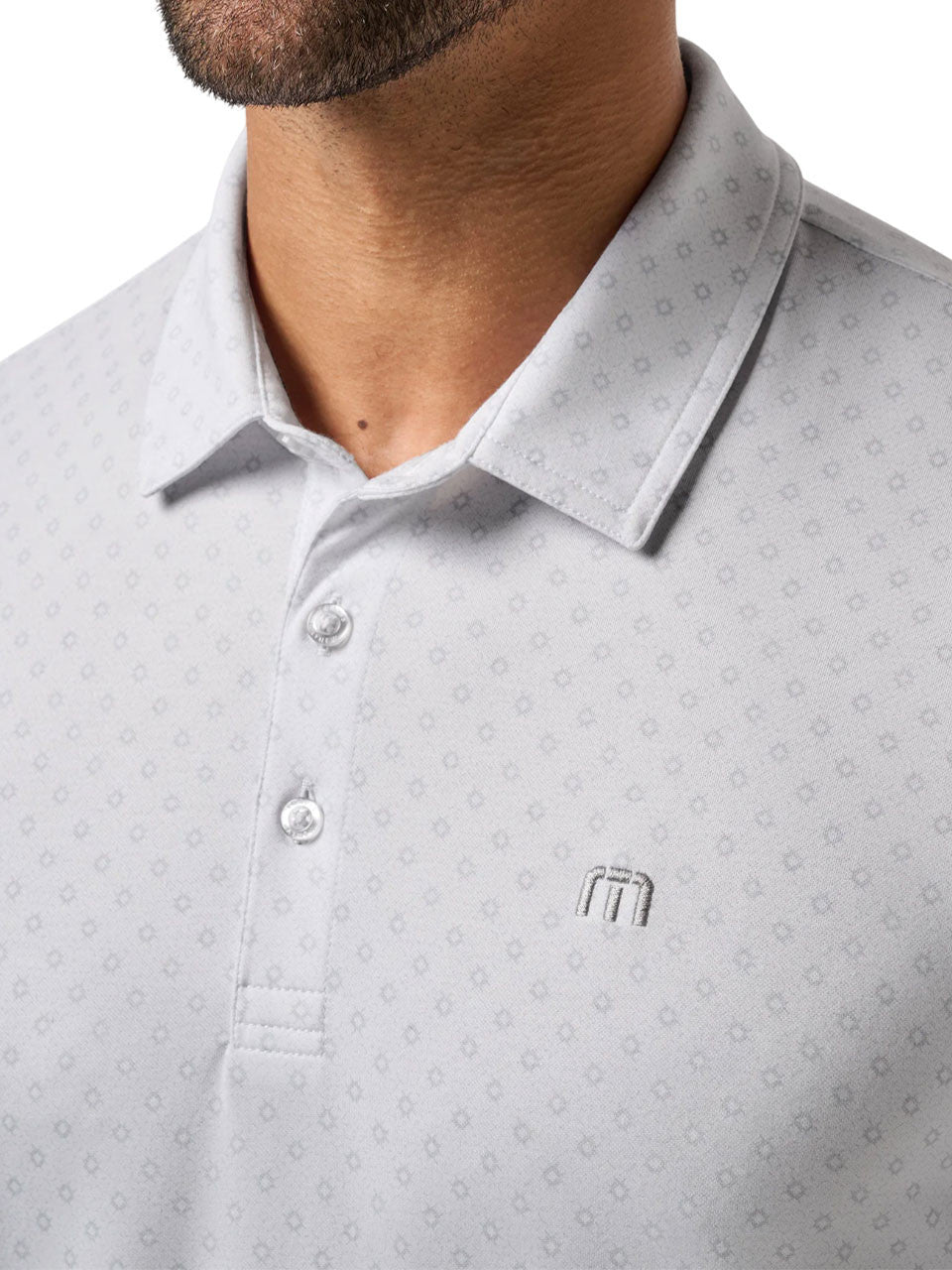 TravisMathew Featherweight Salt Breeze Polo - White