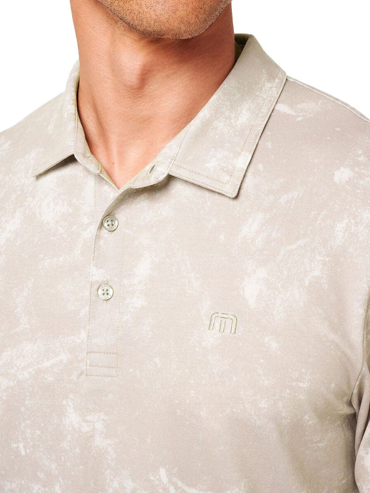 TravisMathew Featherweight Sun Polo - Moonbeam