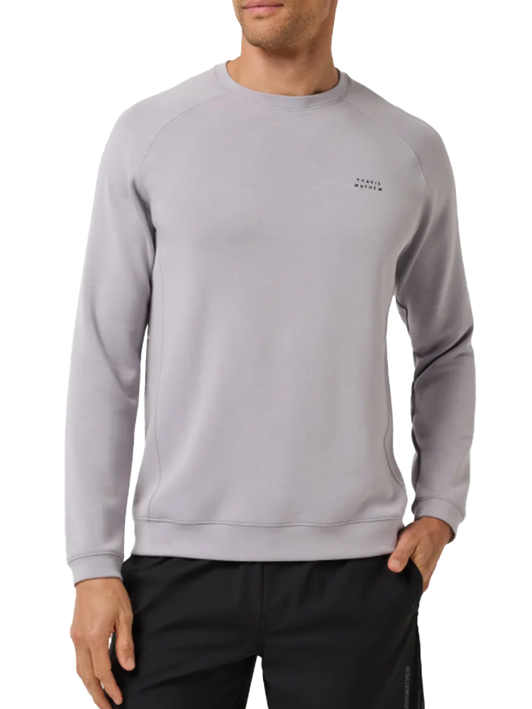TravisMathew Fibercloud Crew - Light Grey