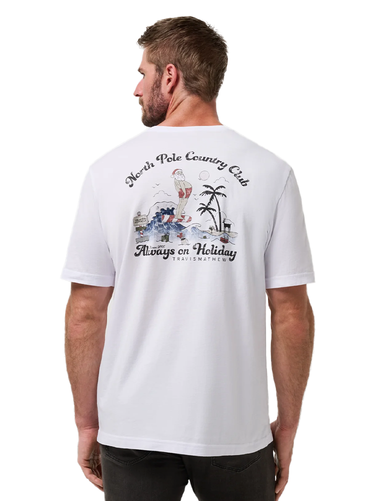 TravisMathew Holly Jollies T-Shirt - White