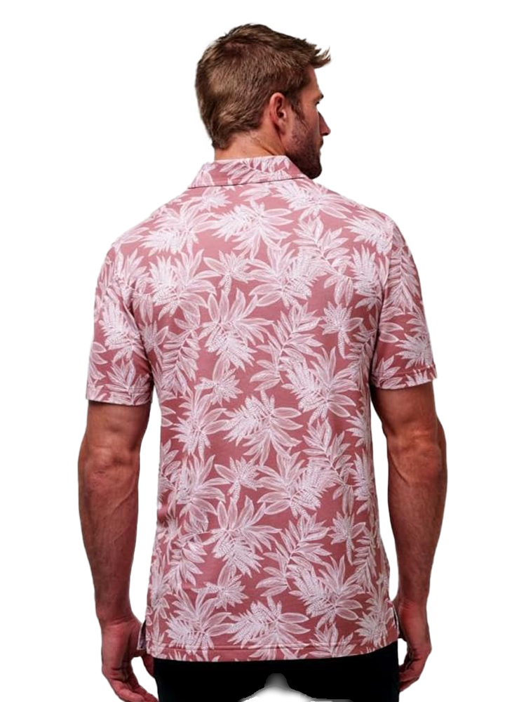 TravisMathew Sea Journey Polo - Earth Red