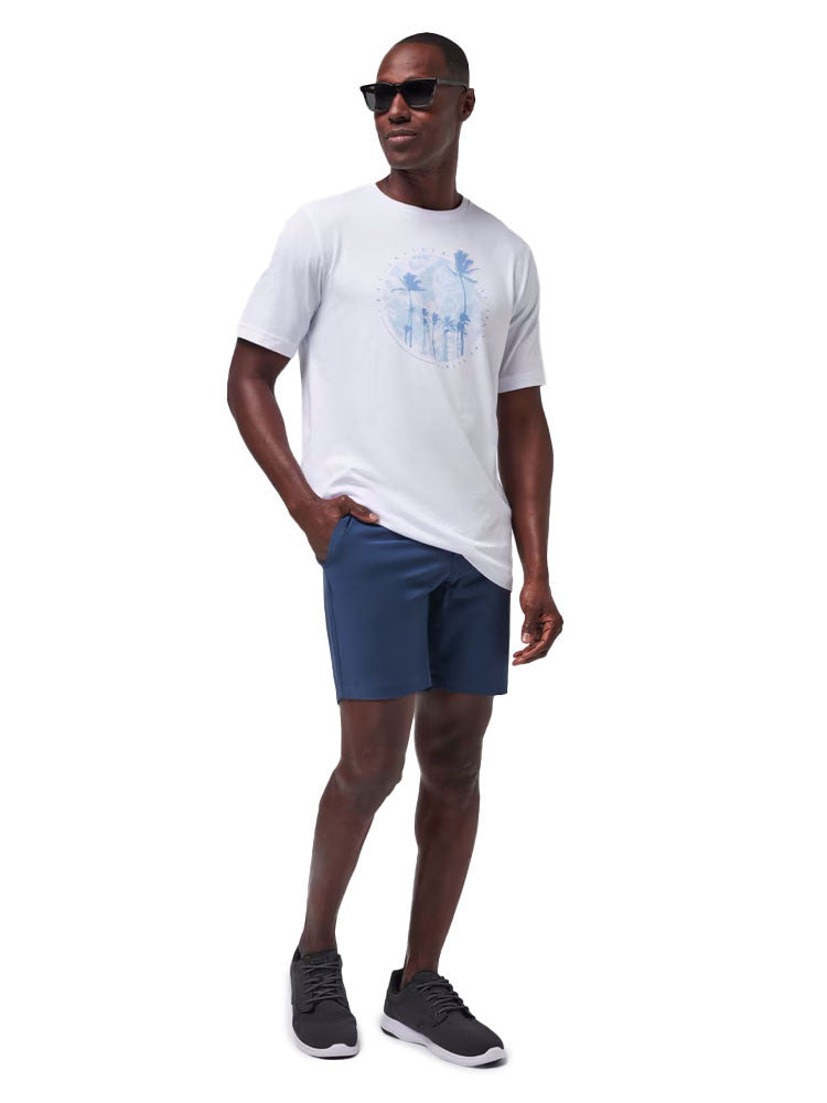 TravisMathew Tech Chino 8-Inch Short - Dress Blue