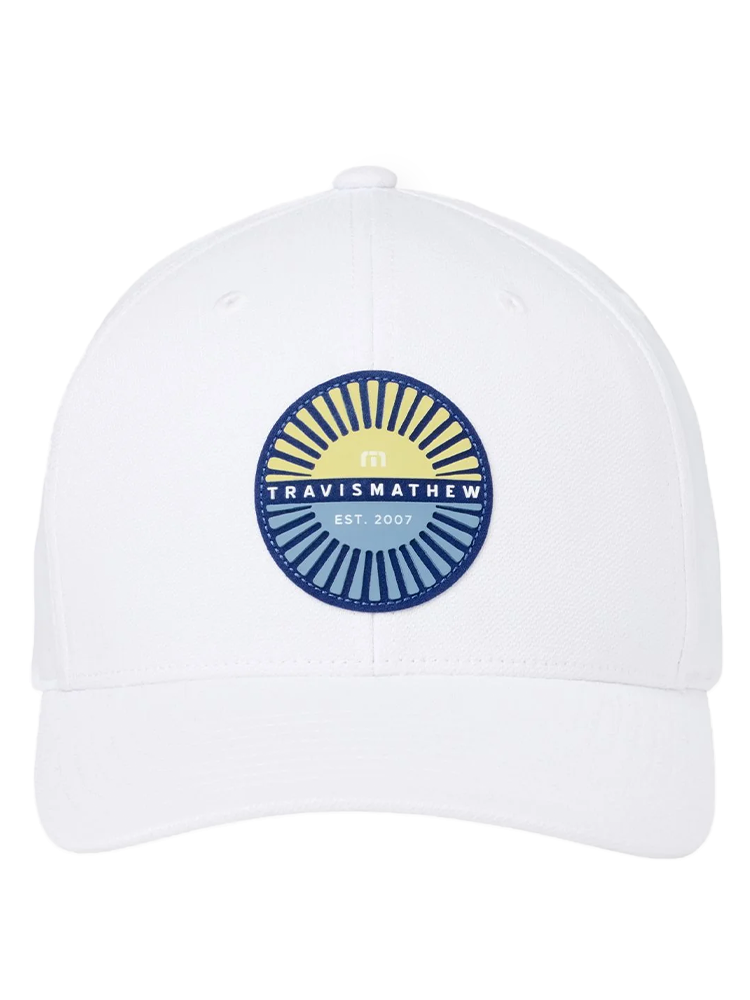 TravisMathew Touching Down Snapback Cap - White