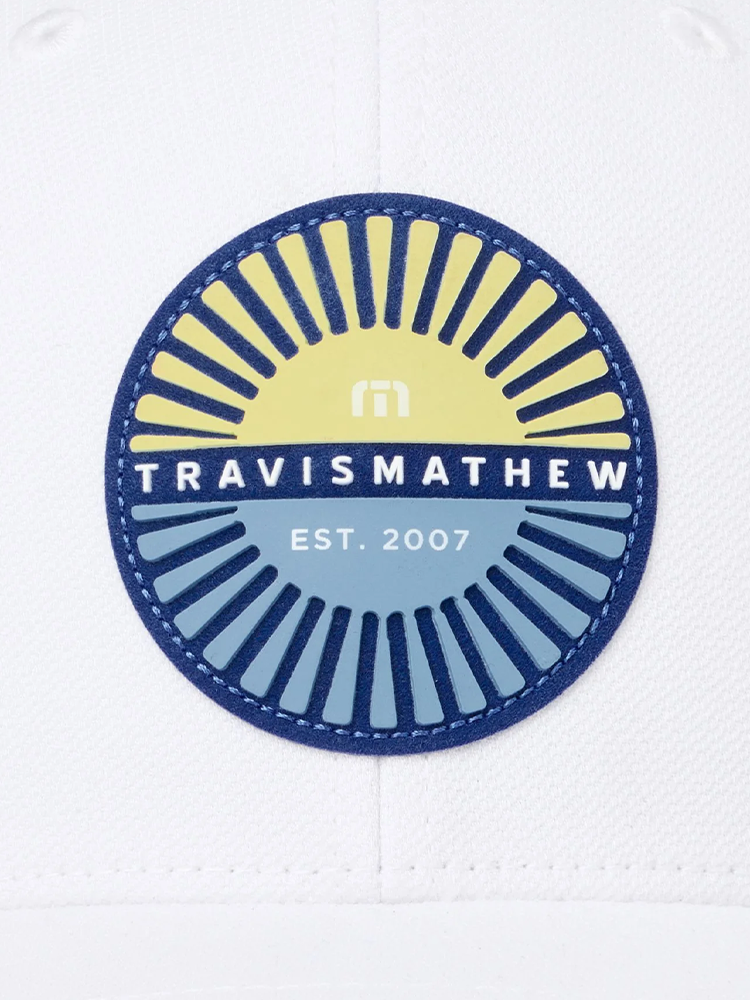 TravisMathew Touching Down Snapback Cap - White
