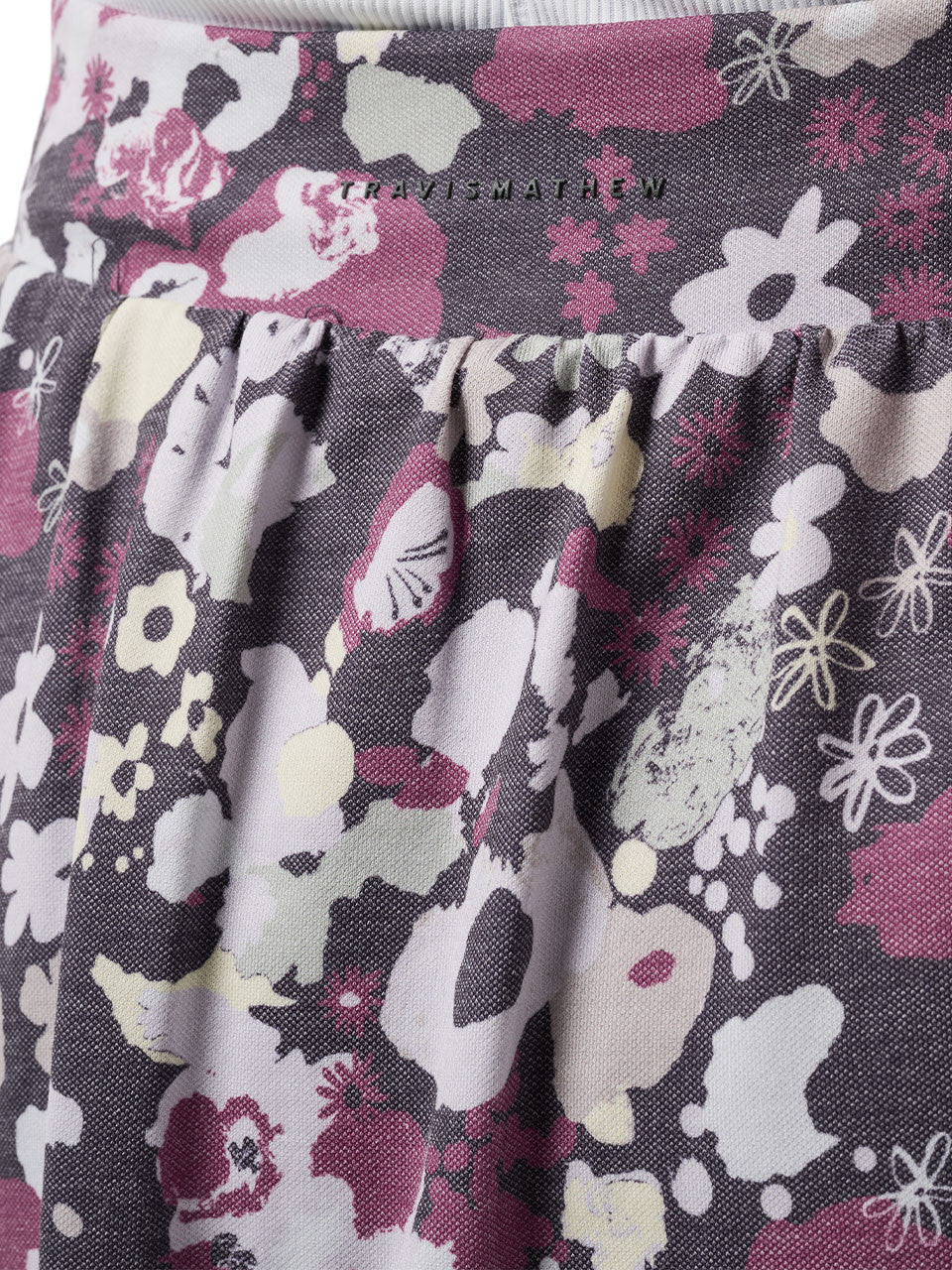 TravisMathew Women's Featherweight Printed Skort - Greystone Floral Multi