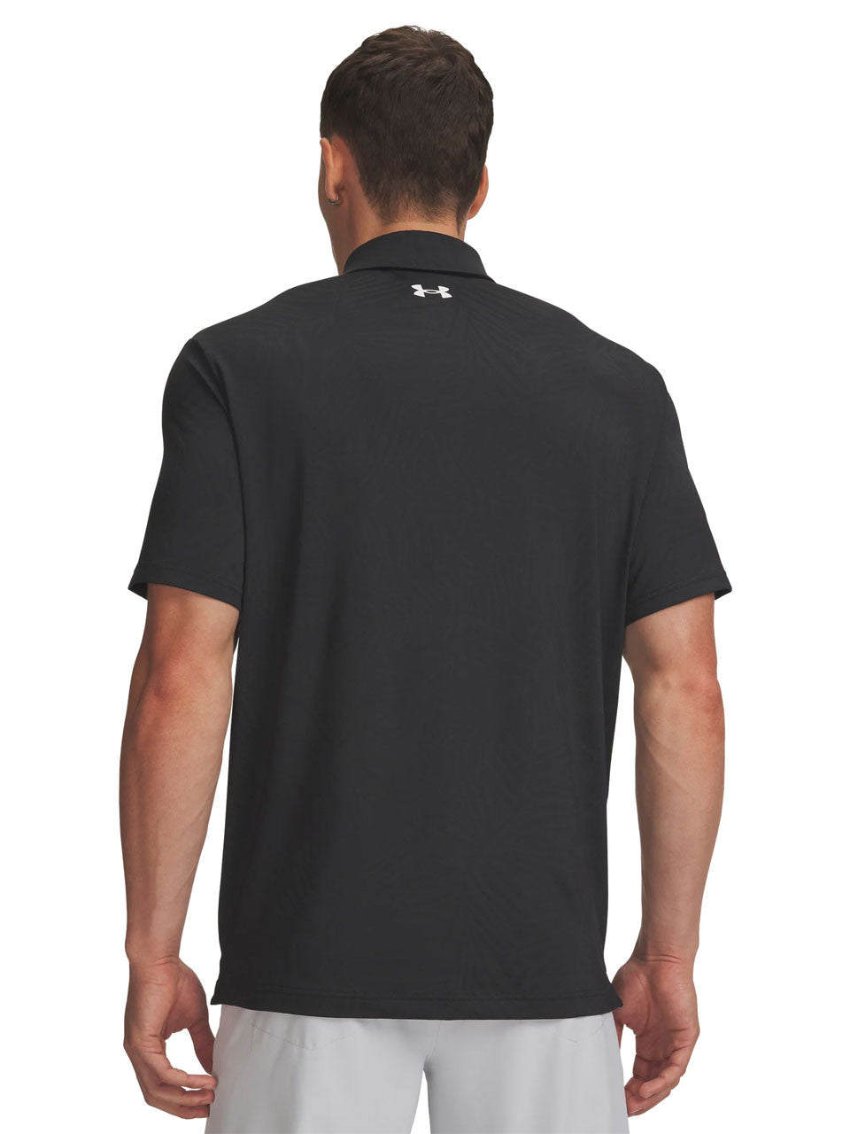 Under Armour Drive Jacquard Polo - Black/Anthracite