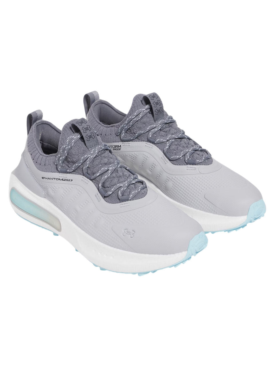 Under Armour HOVR Phantom Fore Golf Shoes - Mod Grey/Stream/Titan Grey