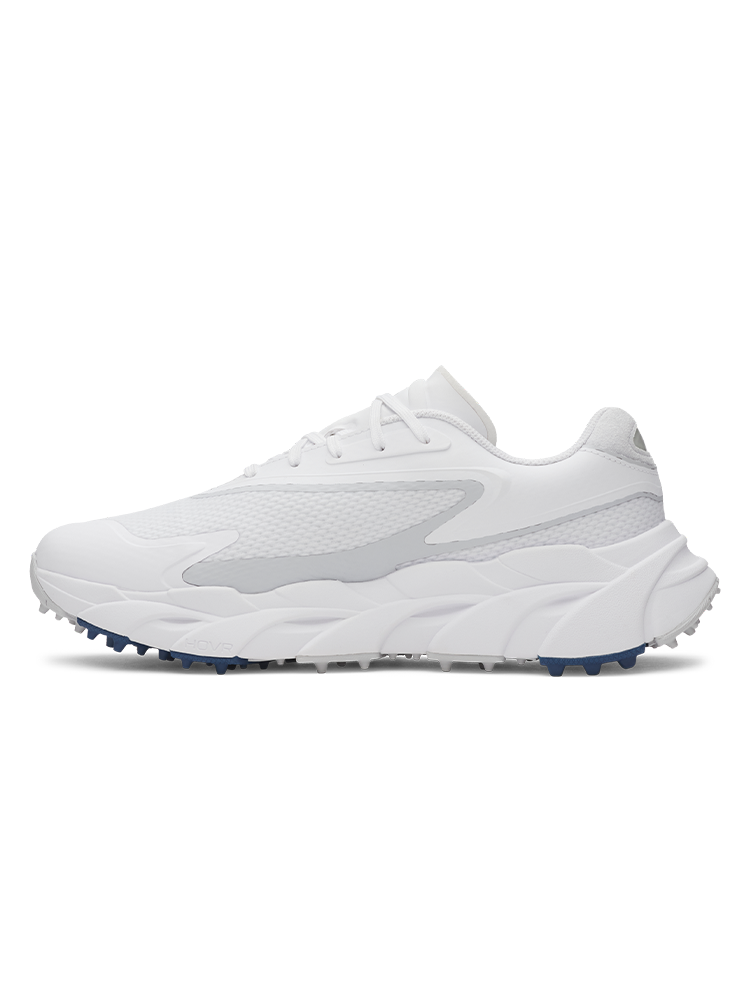 Under Armour Halo Hybrid SL Golf Shoes - White/Metallic Silver
