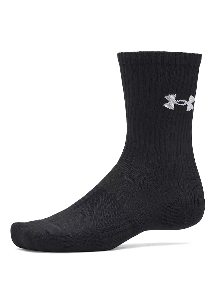Under Armour Performance Cotton Crew 3 Pack Socks