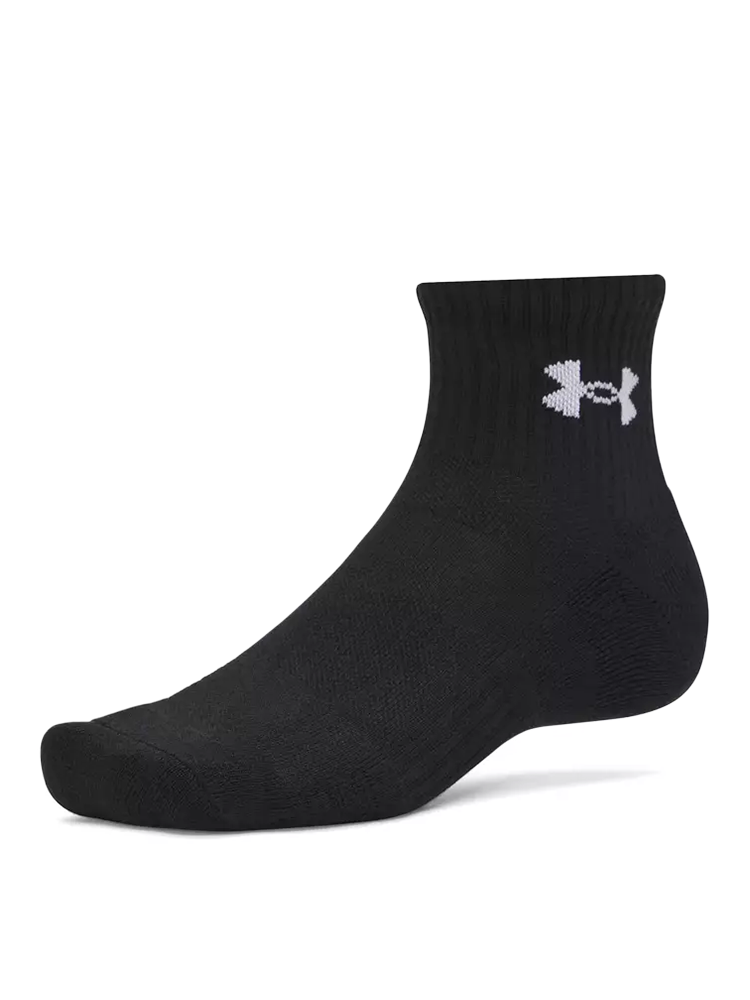 Under Armour Performance Cotton Quarter 3 Pack Socks