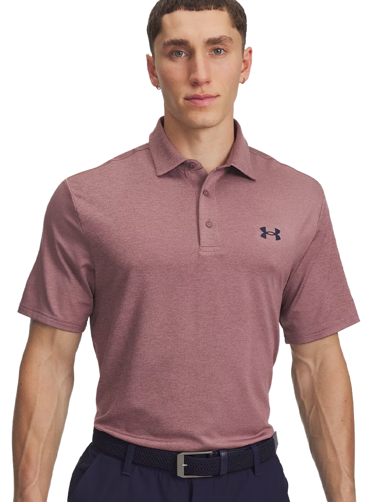 Under Armour Playoff 3.0 Polo - Maroon Mist/Midnight Navy