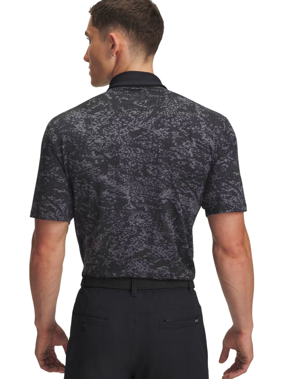 Under Armour Playoff 3.0 Printed Polo - Blk/Castlerock