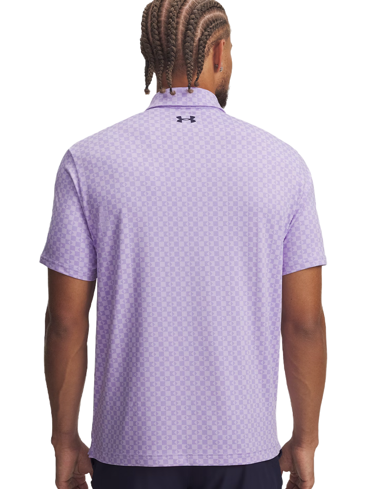 Under Armour Playoff 3.0 Printed Polo - Transparent/White/Midnight Navy