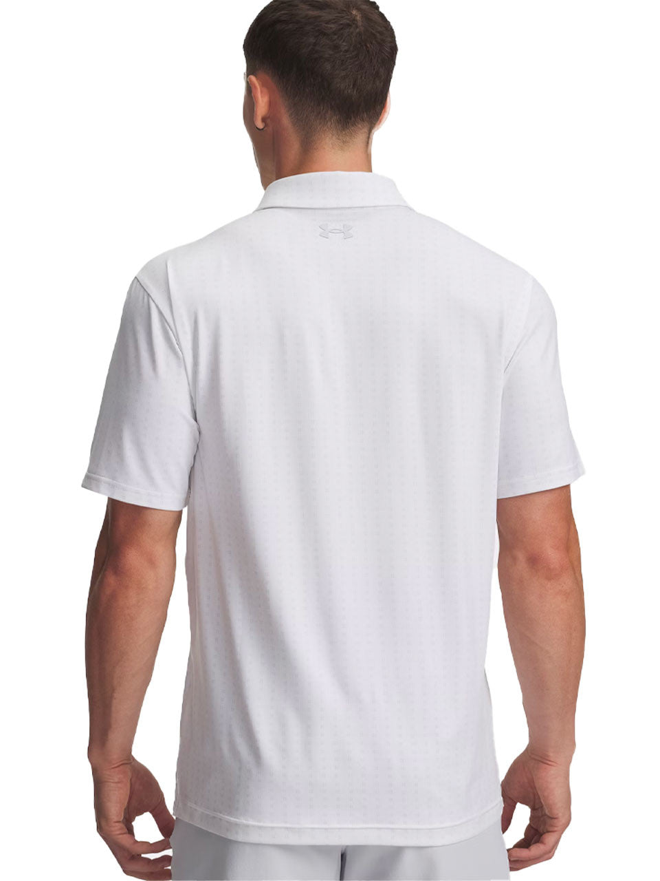 Under Armour Playoff 3.0 Printed Polo - White/Halo Grey
