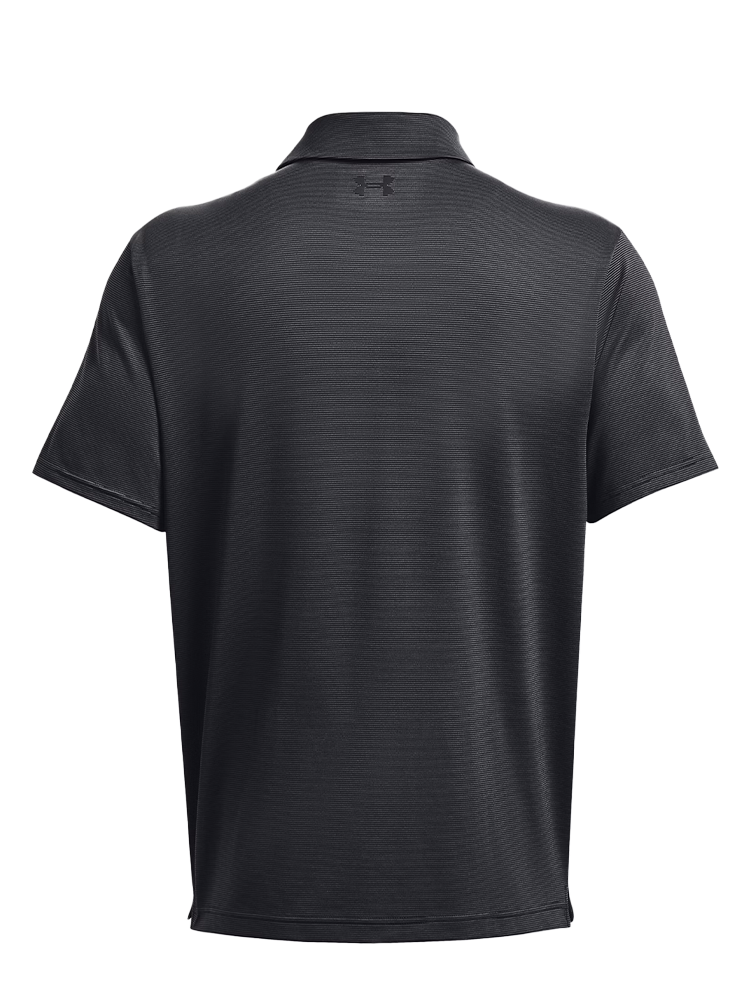 Under Armour Playoff 3.0 Stripe Polo - Black/Pitch Grey