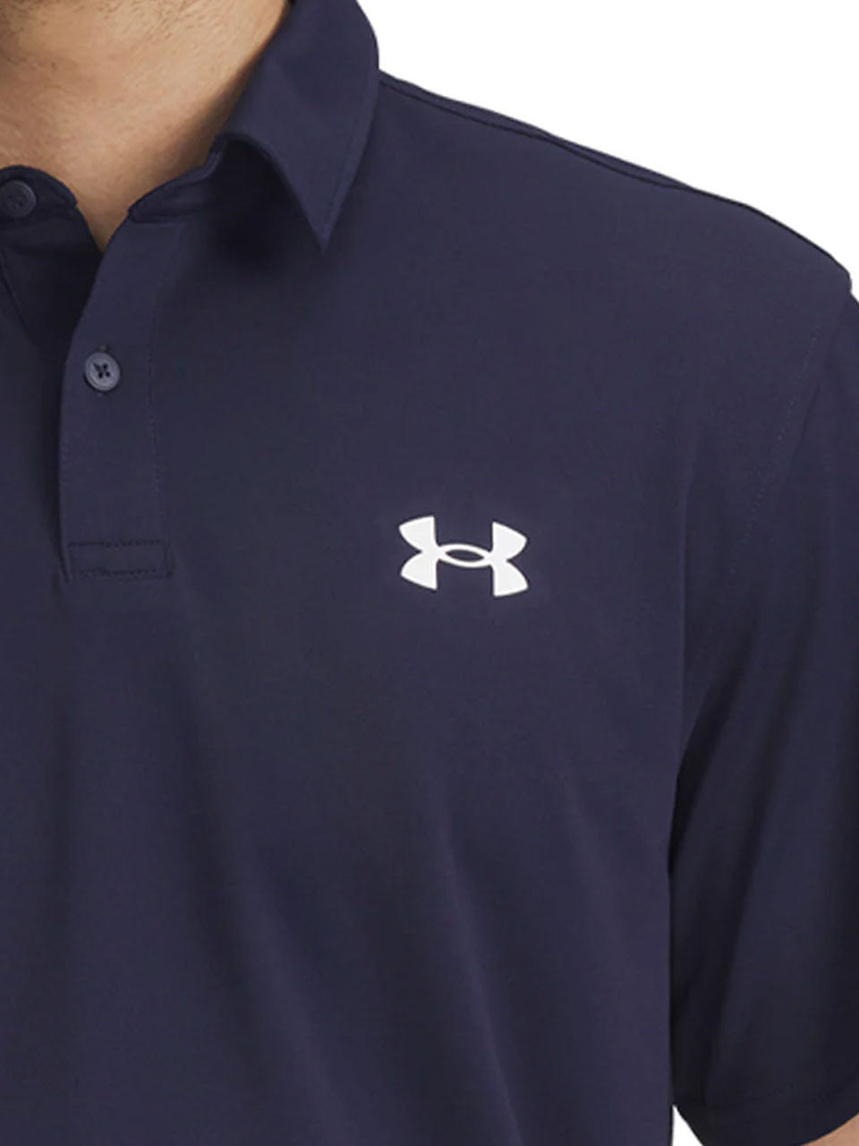 Under Armour T2G Pique Polo - Midnight Navy/White