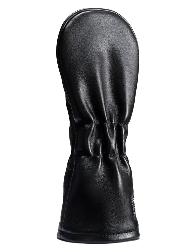Vessel Lux Embosse Headcover - Croc Black
