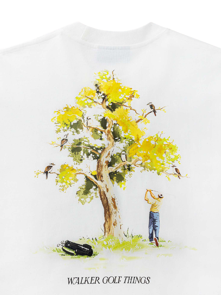 Walker Golf Things Gumtree T-Shirt - White