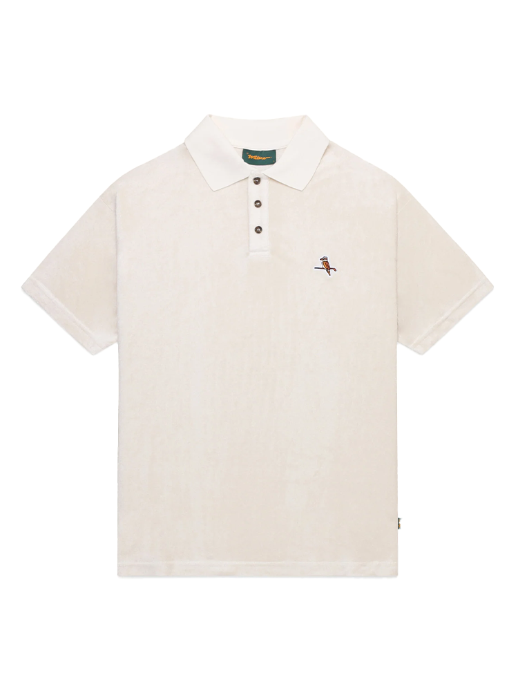 Walker Golf Things Kooka Terry Polo - Cream