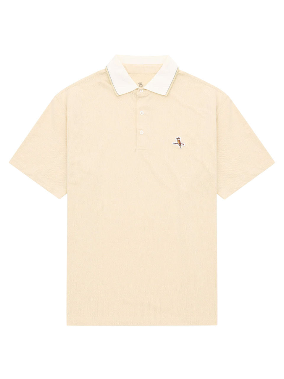 Walker Golf Things Members Polo - Sandstone