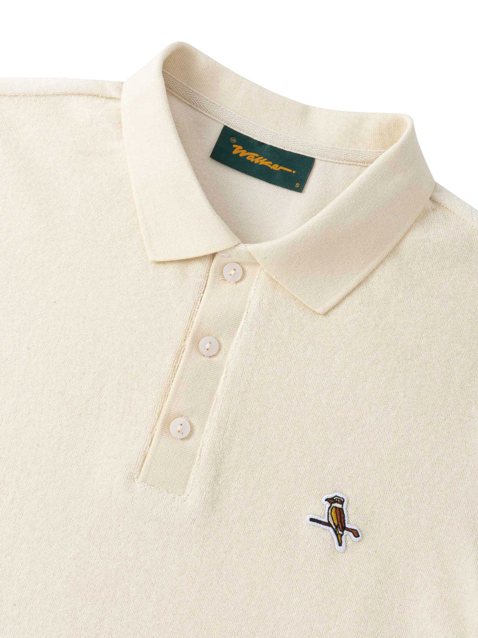 Walker Golf Things Womens Kooka Terry Polo - Vintage White