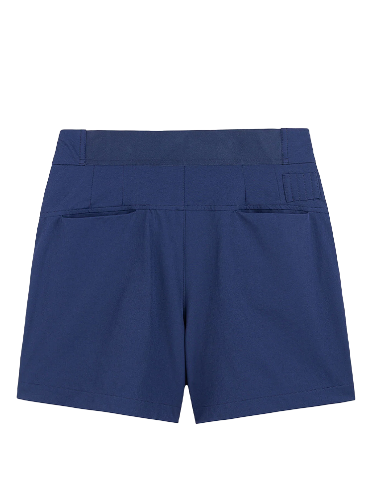 Walker Golf Things Womens Pleat Shorts - Navy