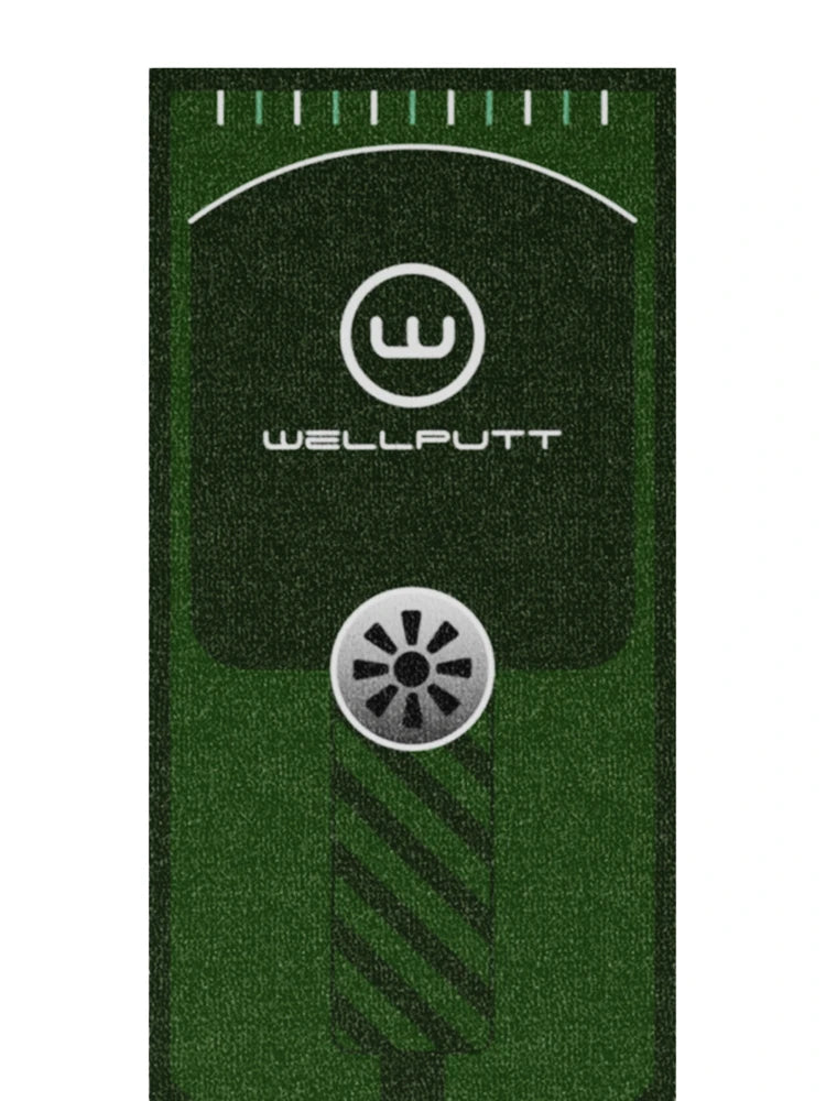 WellPutt Essential 8ft Putting Mat - Green