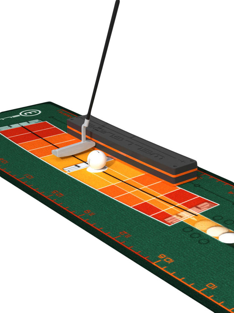 WellPutt Stroke Master Putting Mat - Green