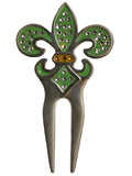 Navika Crystal Divot Tool Green