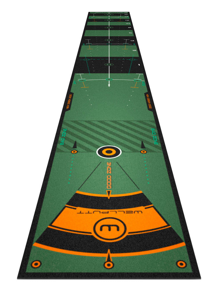 WellPutt 13ft Putting Mat - Green