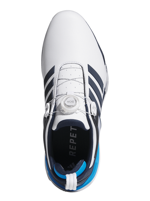 adidas Adipower 26 BOA Spikeless Golf Shoes - Ftwr White/Collegiate Navy